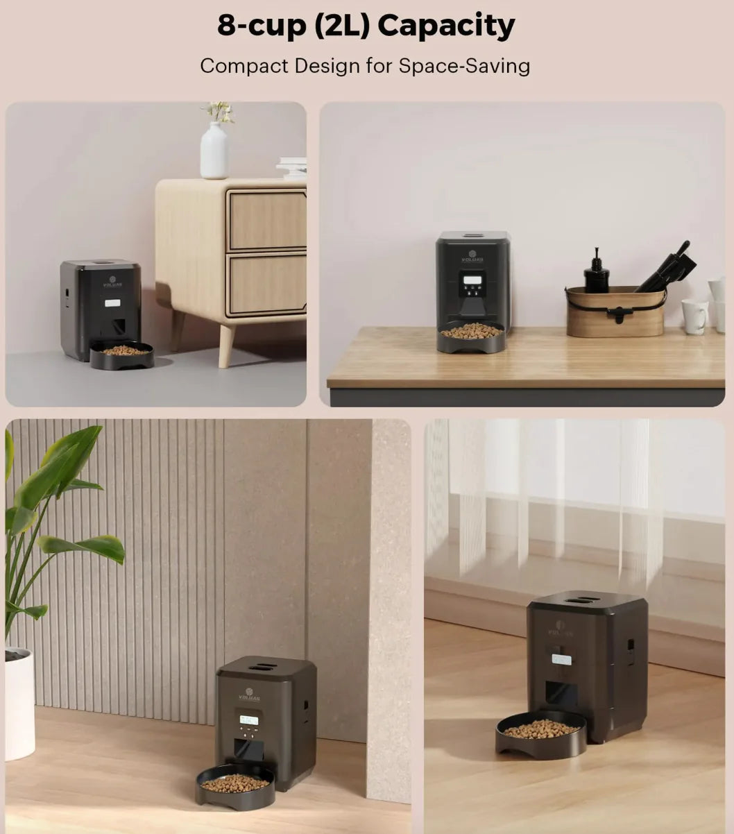 Smart Wi-Fi Automatic Pet Feeder – Stress-Free Feeding
