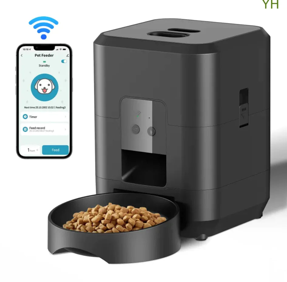 Smart Wi-Fi Automatic Pet Feeder – Stress-Free Feeding
