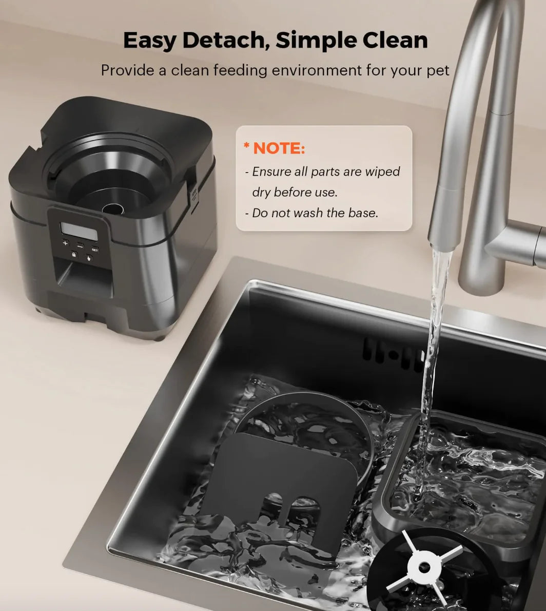 Smart Wi-Fi Automatic Pet Feeder – Stress-Free Feeding