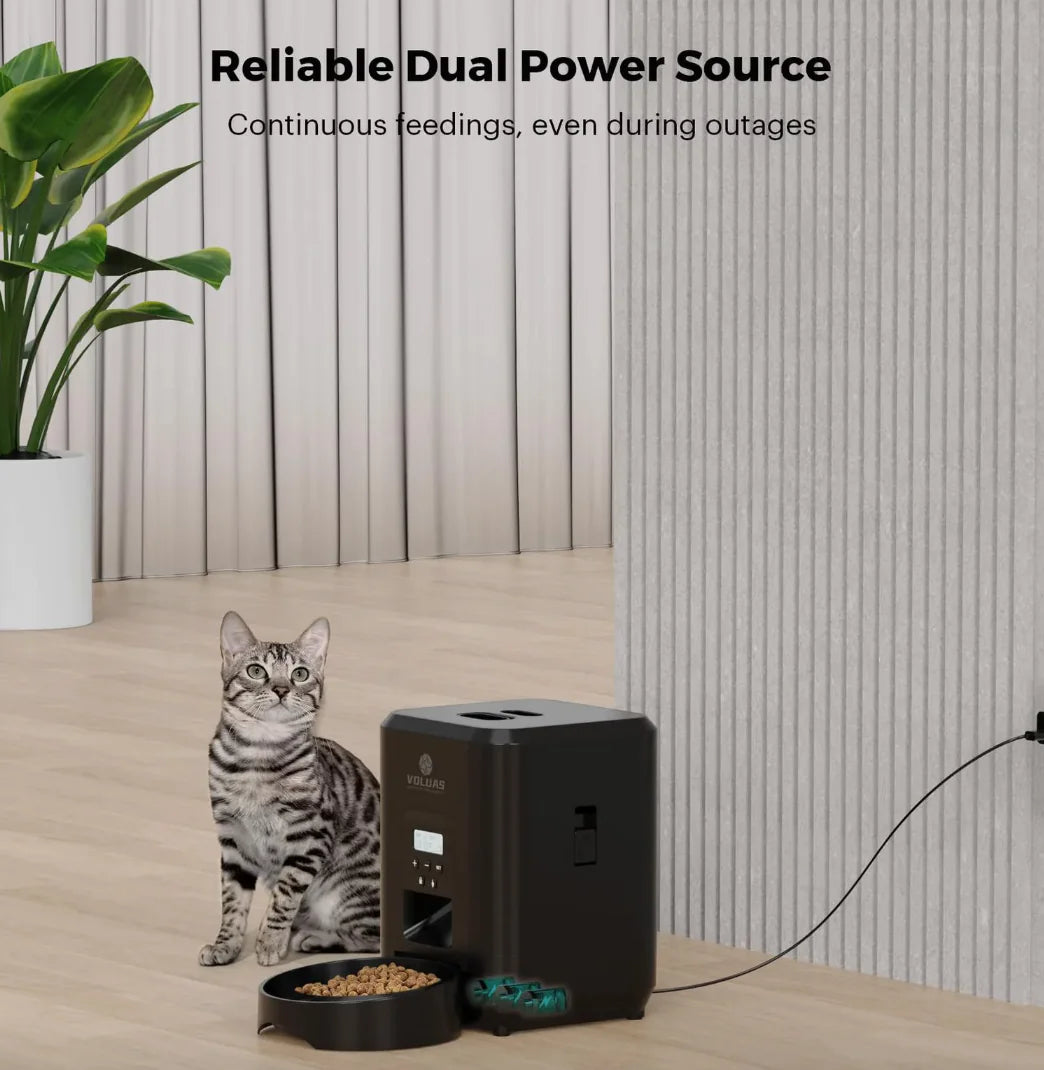 Smart Wi-Fi Automatic Pet Feeder – Stress-Free Feeding